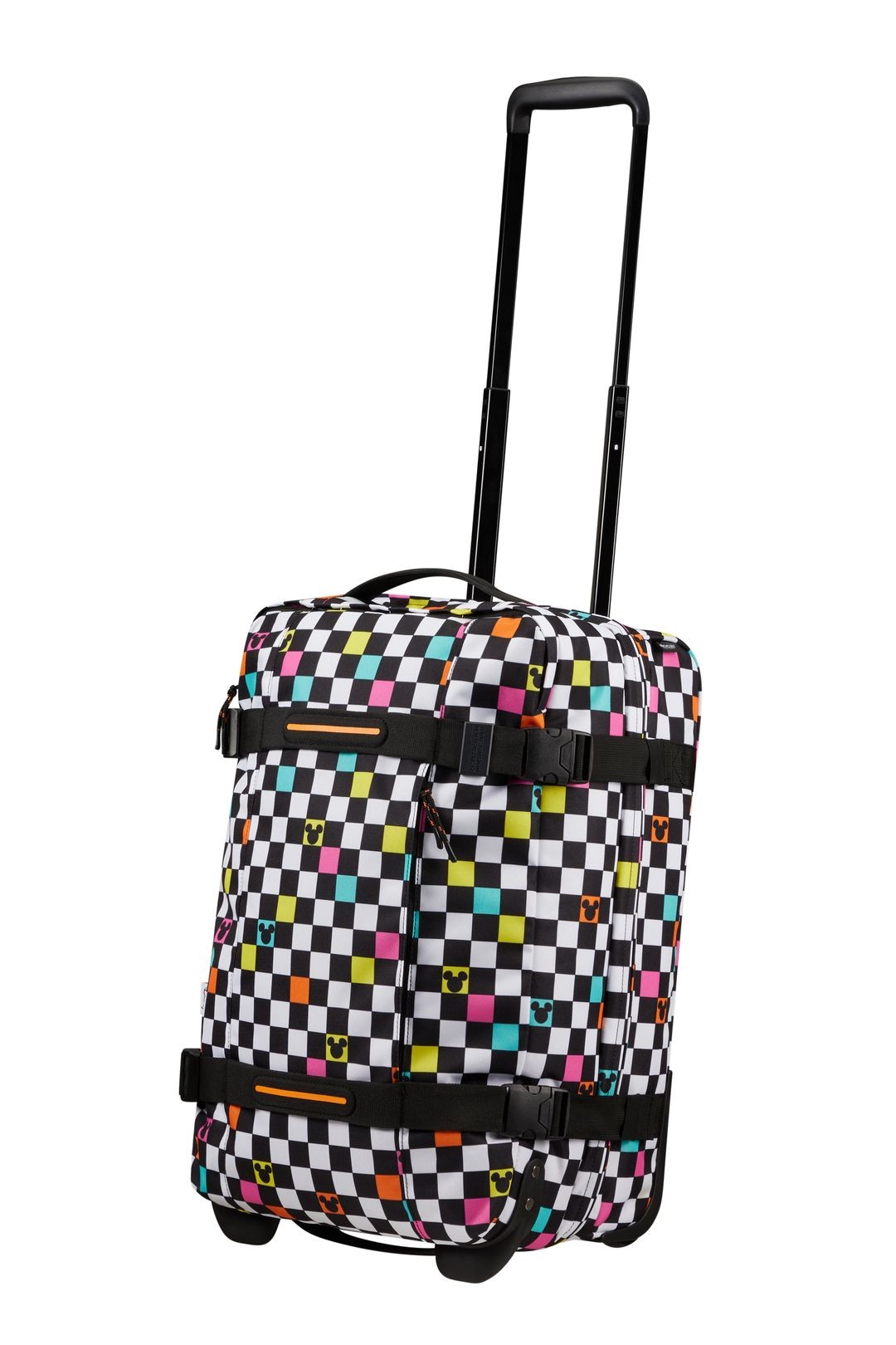 Pack AMERICAN TOURISTER Mickey Check - Kabinenbeutel mit städtischen Gleisrädern und Urban Groove UG16 Rucksack