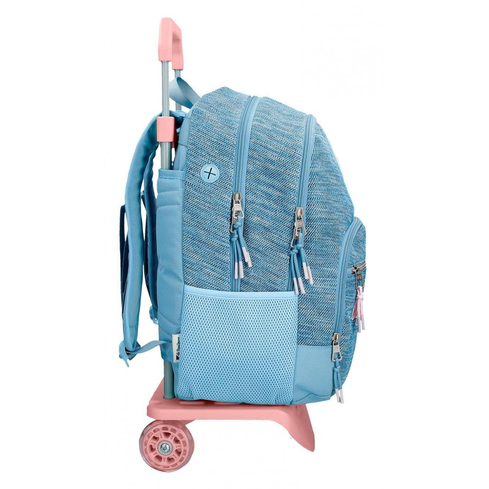 Backpack Pepe Jeans Lena double zipper with car