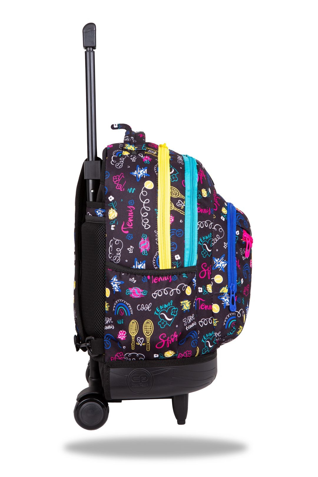 Mochila Coolpack com rodas estrelas de tênis da campainha