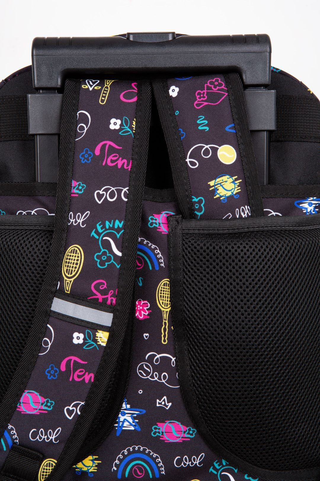 Mochila Coolpack com rodas estrelas de tênis da campainha