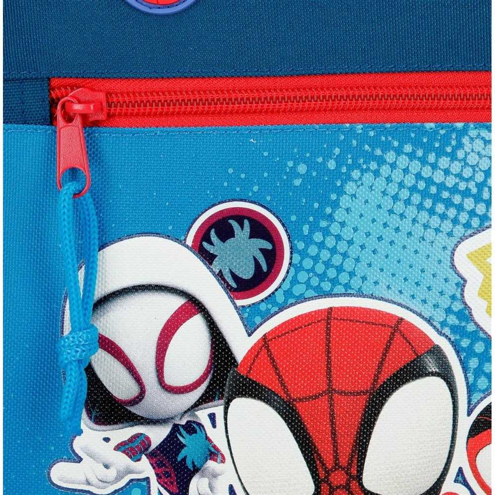 Mochila Spidey Go webs go 38cm con carro