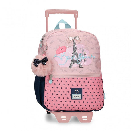 Mochila de paseo Enso Bonjour 32cm con carro