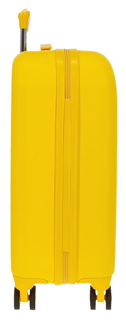 5999467 SET/3 TROLLEY ABS 55-70-80CM.4R.MOVOM RIGA Yellow