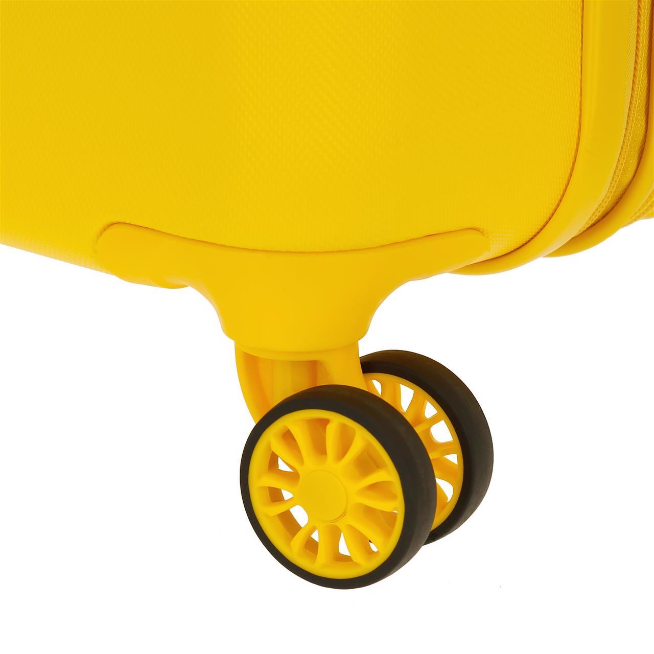 5999467 SET/3 TROLLEY ABS 55-70-80CM.4R.MOVOM RIGA Yellow