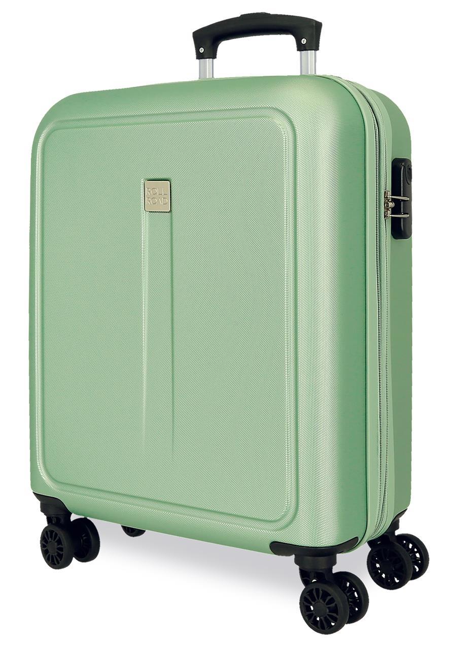 506862C Trolley ABS 55cm.4R.C/EXP. Roll Road Cambodia Green