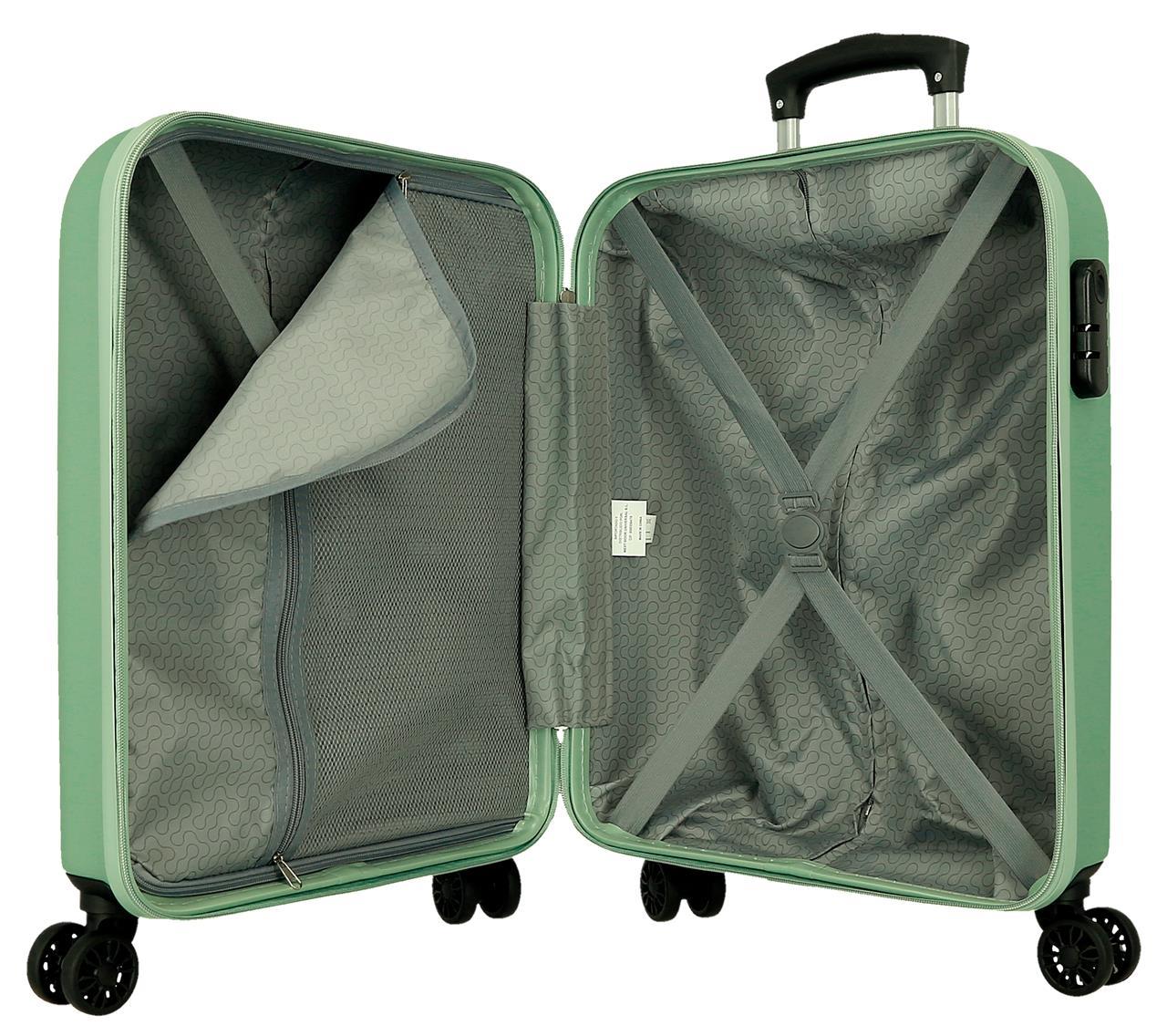 506912C Trolley ABS 55CM.4R.CAMBOYA GREEN