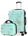 Medium suitcase set + bag Berlin Greenwich