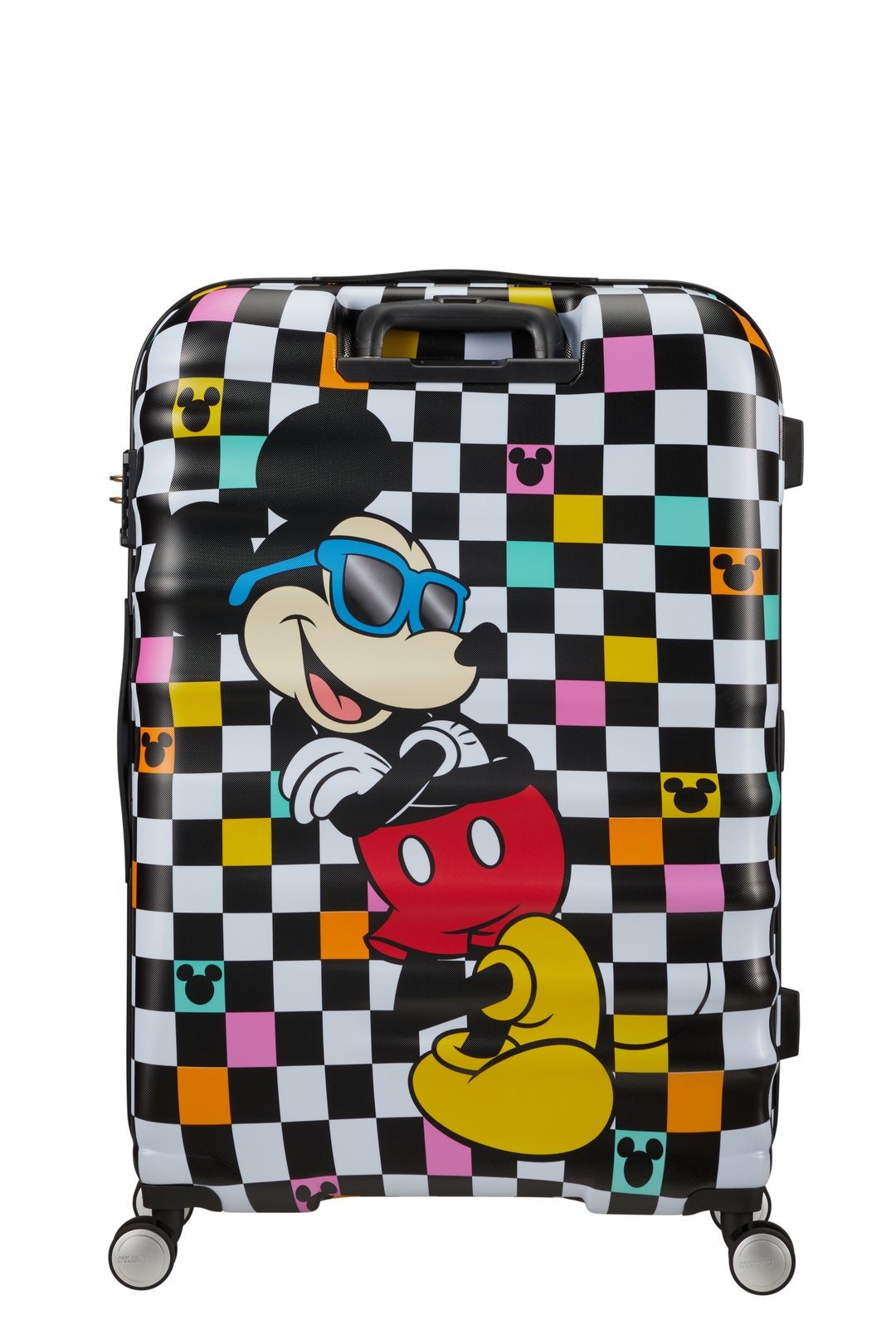 AMERICAN TOURISTER Duża walizka Mickey Check 77 cm