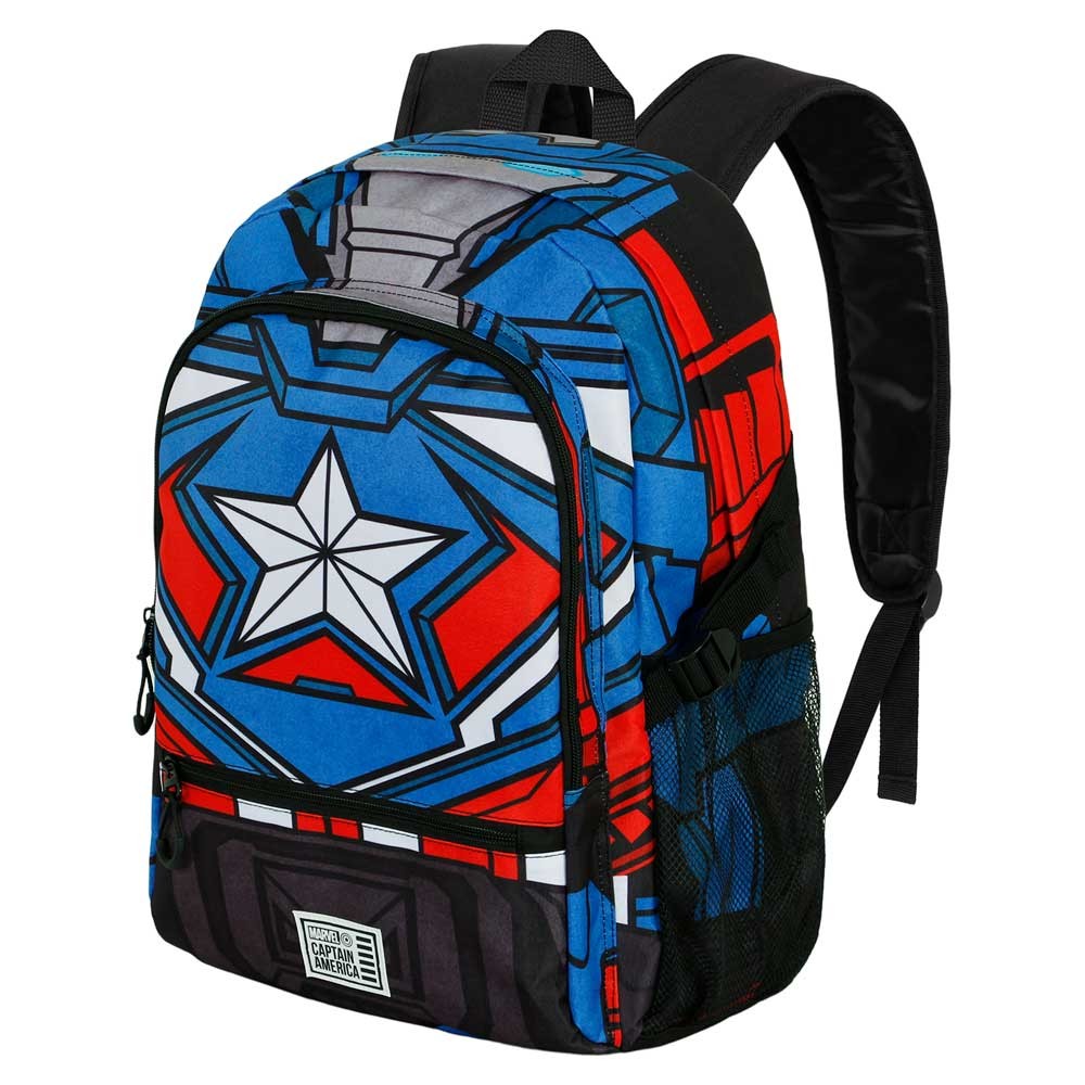 MOCHILA ESCOLAR FIGHT FAN 2.0  CAPITÁN AMÉRICA TEKK COSTUME