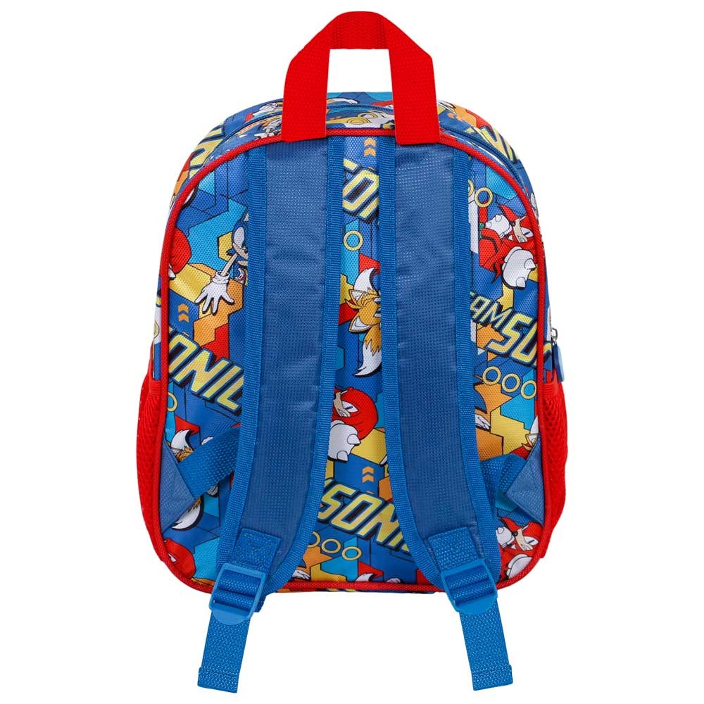 Small Press Multicolor Backpack 3D Sonic Team