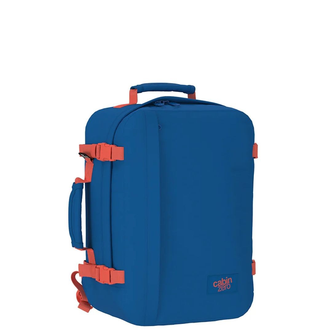 Sac à dos classique 36L Cabinzero - Ocean profond