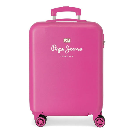 Cabin suitcase Pepe Jeans Rigid moon 55 cm fuchsia