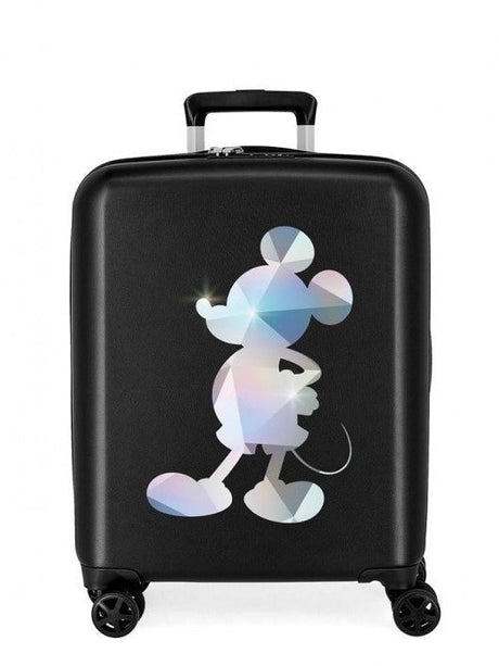 Cabin suitcase rigid Disney 100 Mickey Silver