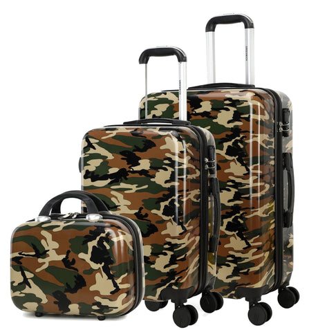 Game of two median suitcases + Small + Camouflage