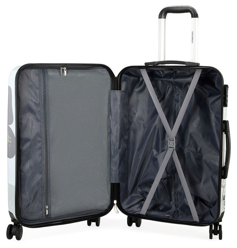 Game of two median suitcases + small + bag vienna