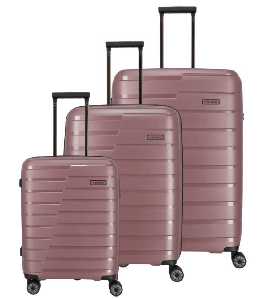 Rigid suitcase set TRAVELITE - Anthacite Air Base