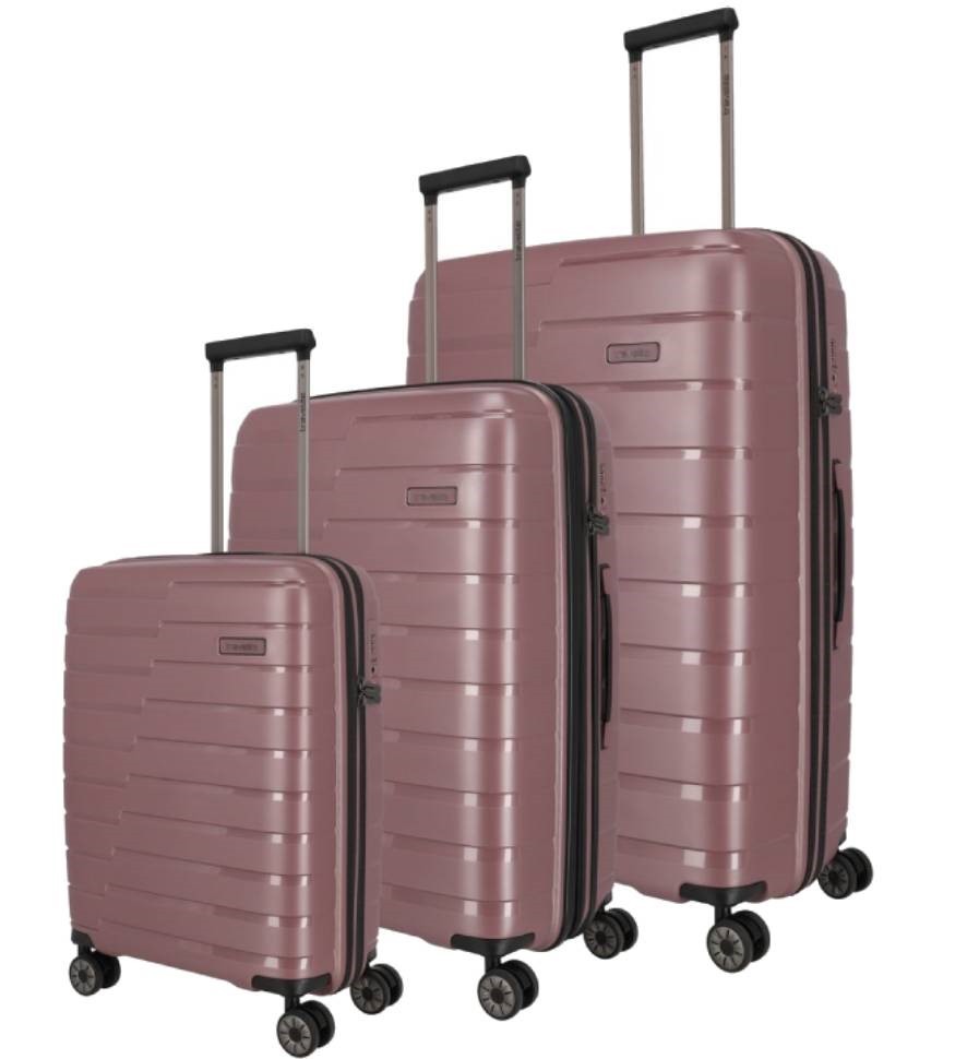 Rigid suitcase set TRAVELITE - Anthacite Air Base