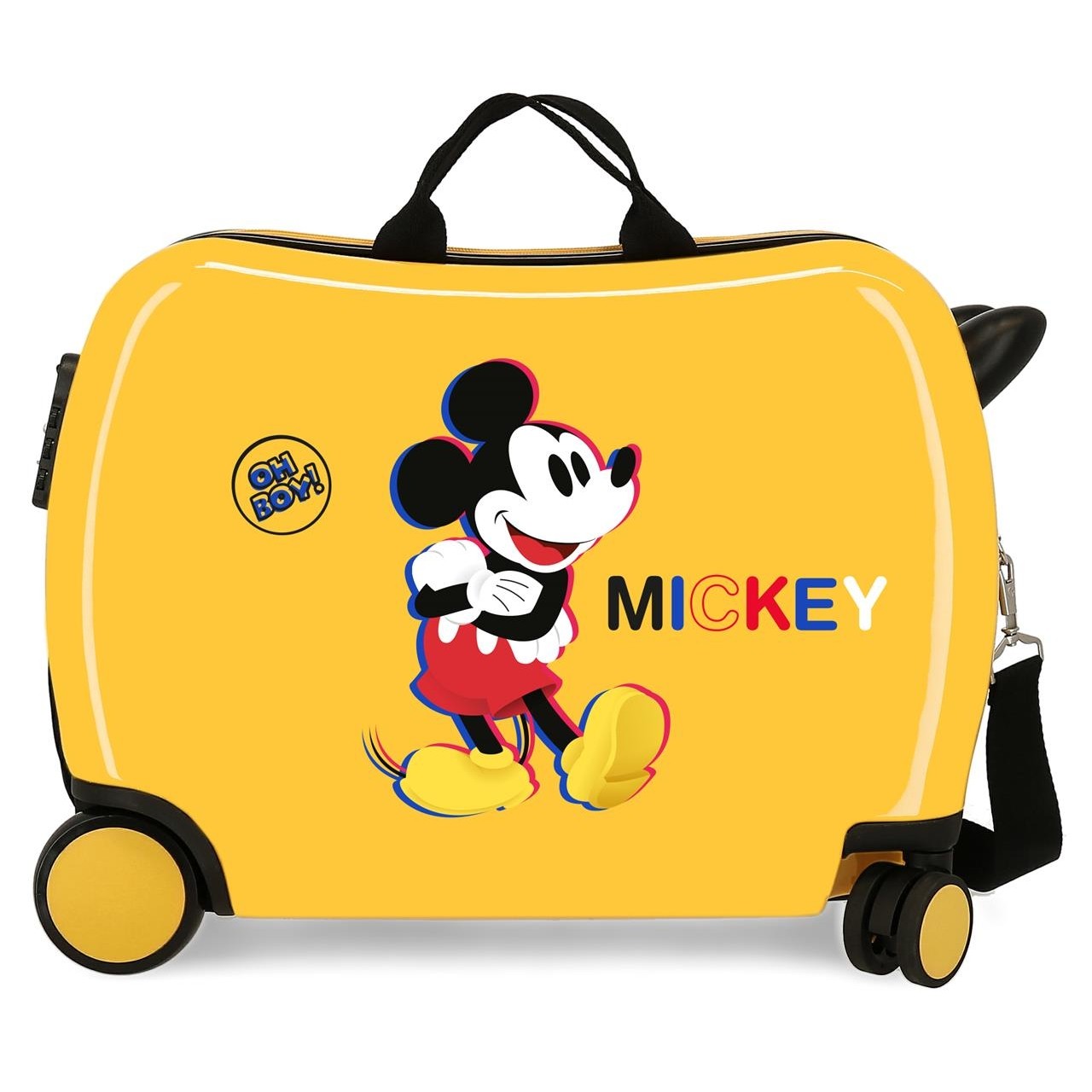 Mickey 3d Infant Maleta 2 Roues multidirectionnelles