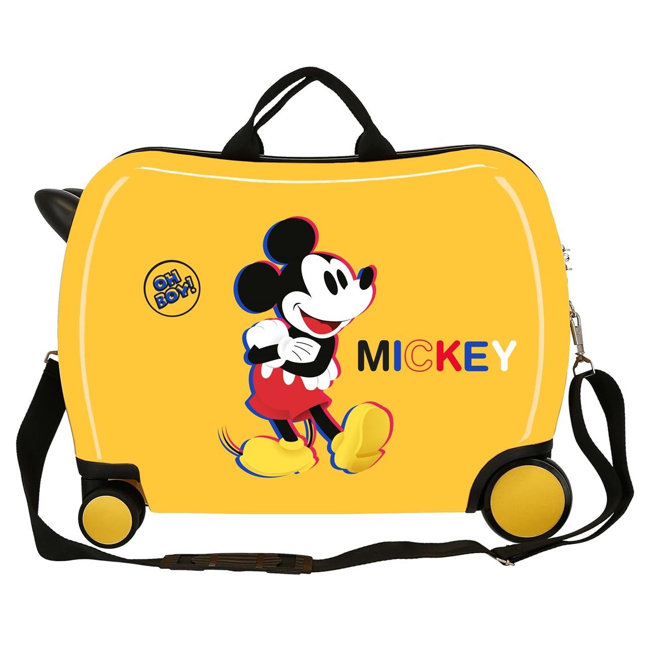 Mickey 3d Infant Maleta 2 Roues multidirectionnelles