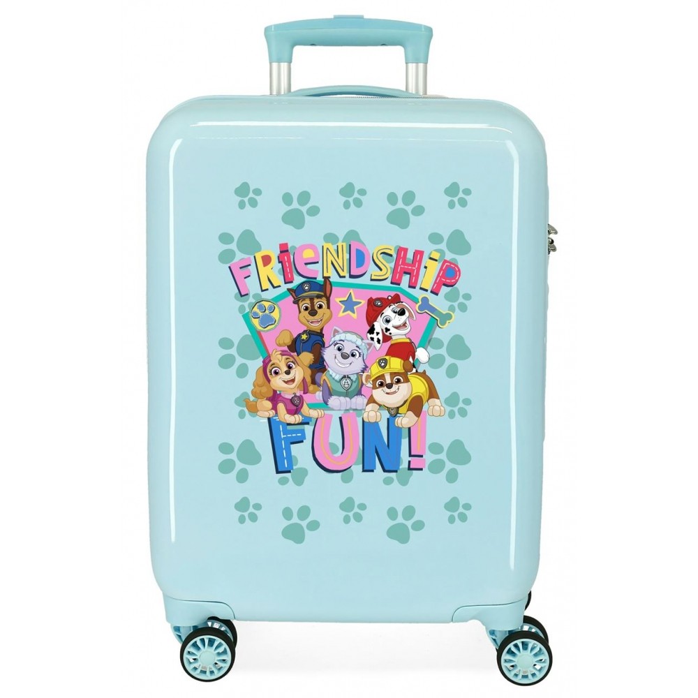 Cabin suitcase FRIENDSHIP FUN RIGID 55 CM TURQUESA