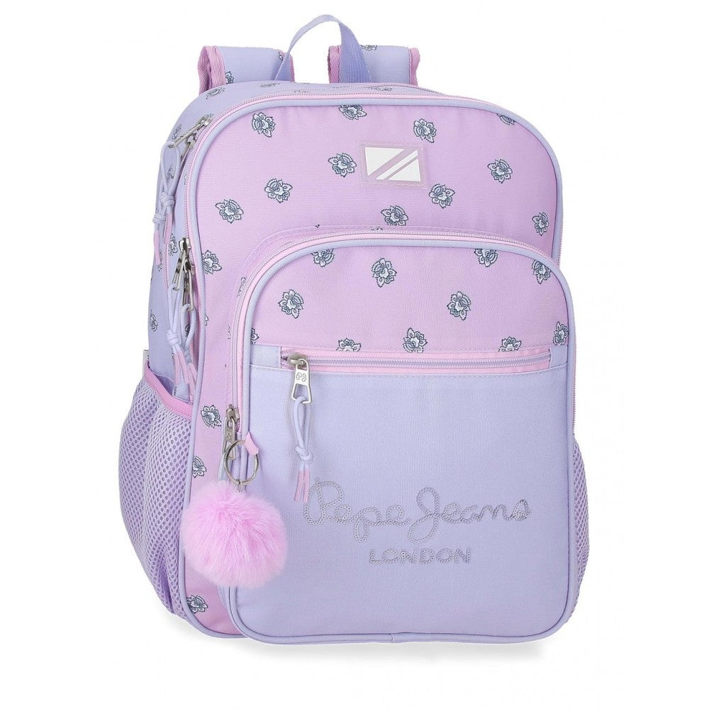 School backpack Pepe Jeans Becca two compartments 40 cm adaptable to car