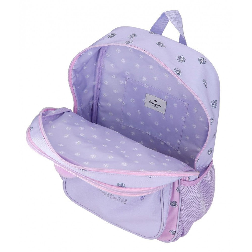 School backpack Pepe Jeans Becca two compartments 40 cm adaptable to car