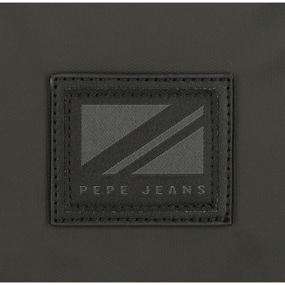 Plecak na uchwyt komputera Pepe Jeans Hoxton trzy czarne przedziały