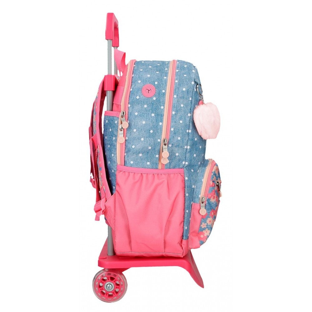 Little Dreams Dream Computer Backpack Dwa przedziały z samochodem