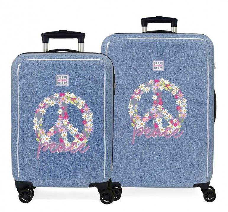 Roll Road Peace Koffer 55 - 68 cm