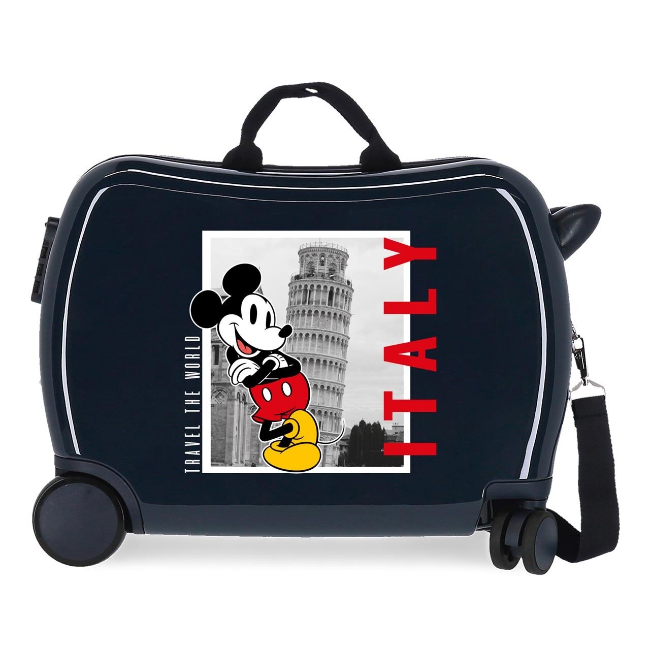 Mickey Italy children's suitcase 2 multidirectional wheels