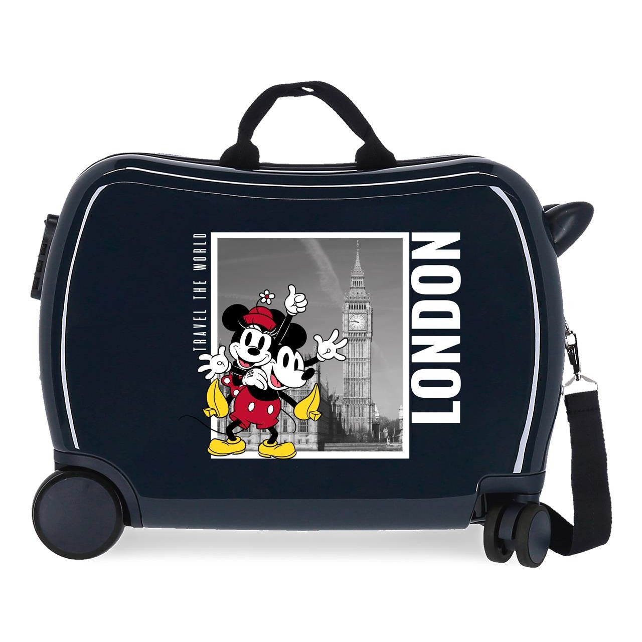 Mickey en Minnie London Child Maleta 2 multidirectionele wielen