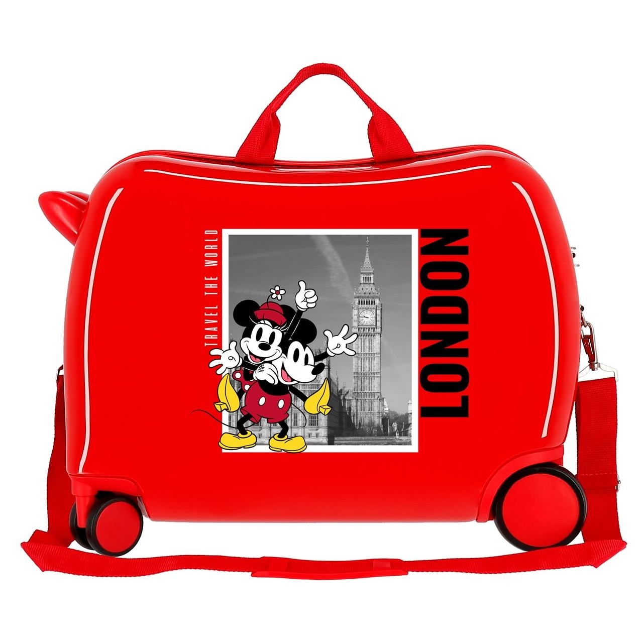 Mickey en Minnie London Child Maleta 2 multidirectionele wielen