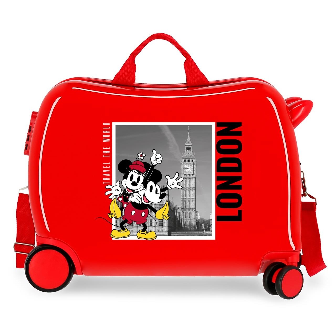 Mickey en Minnie London Child Maleta 2 multidirectionele wielen