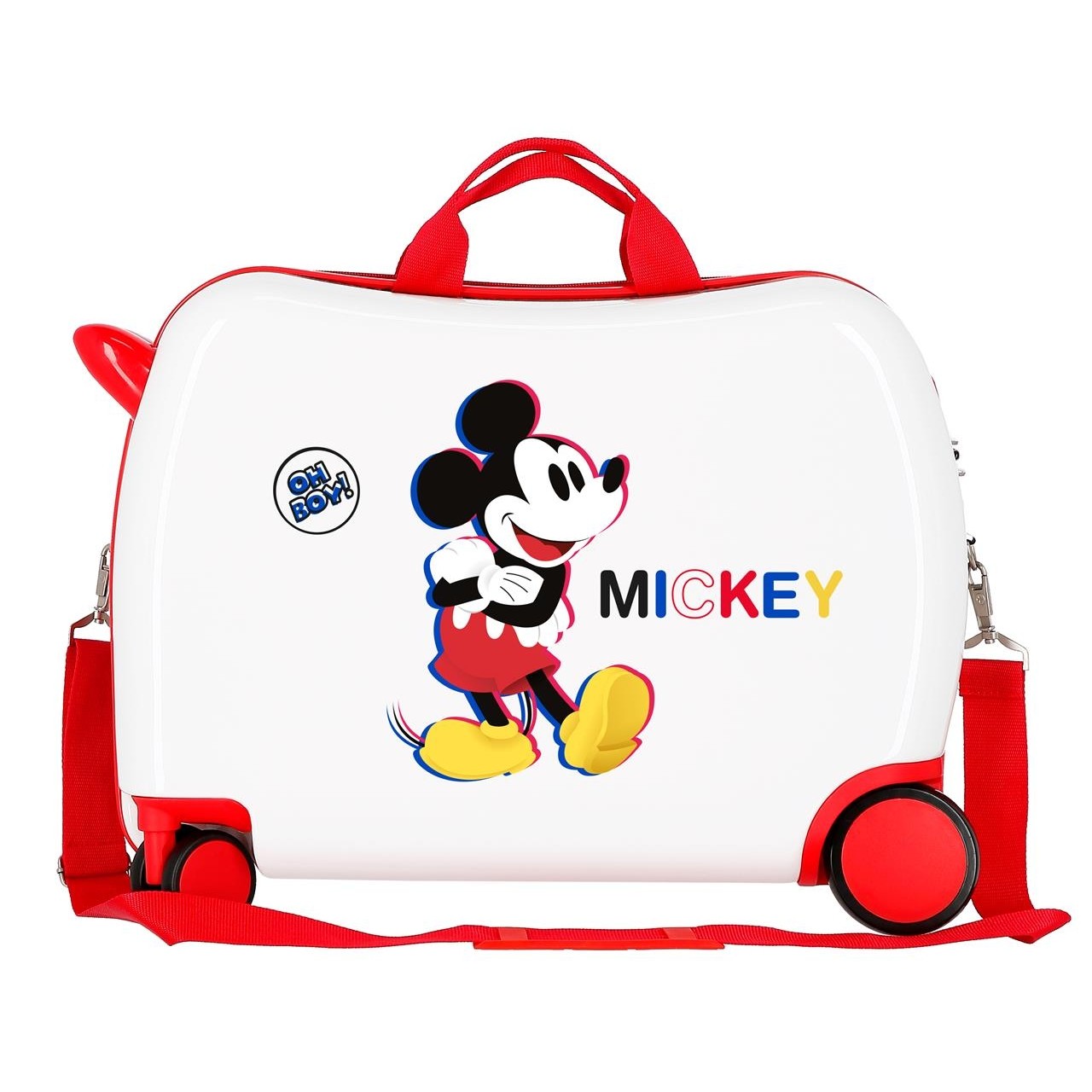 Mickey 3d Infant Maleta 2 Roues multidirectionnelles