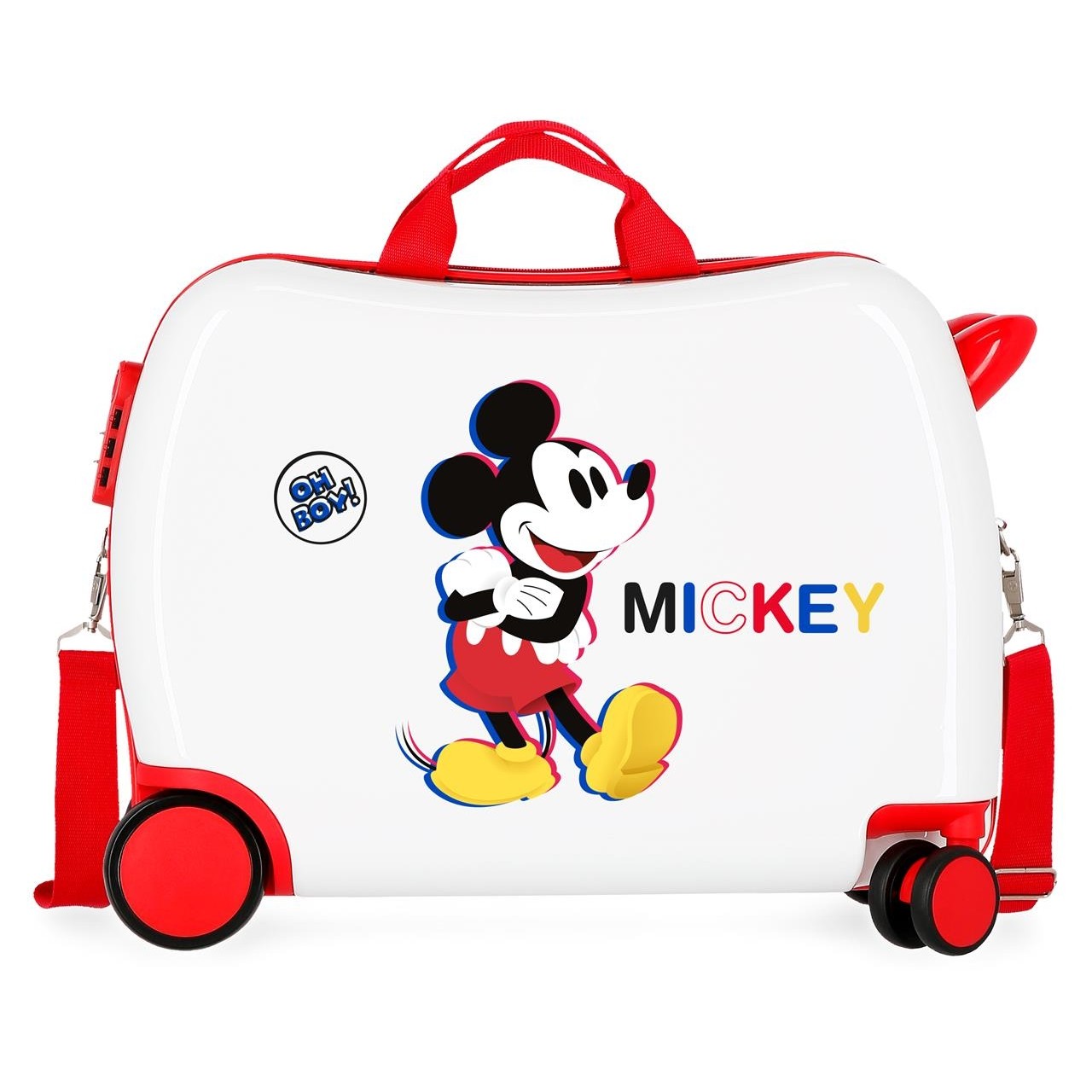 Mickey 3d Infant Maleta 2 Roues multidirectionnelles