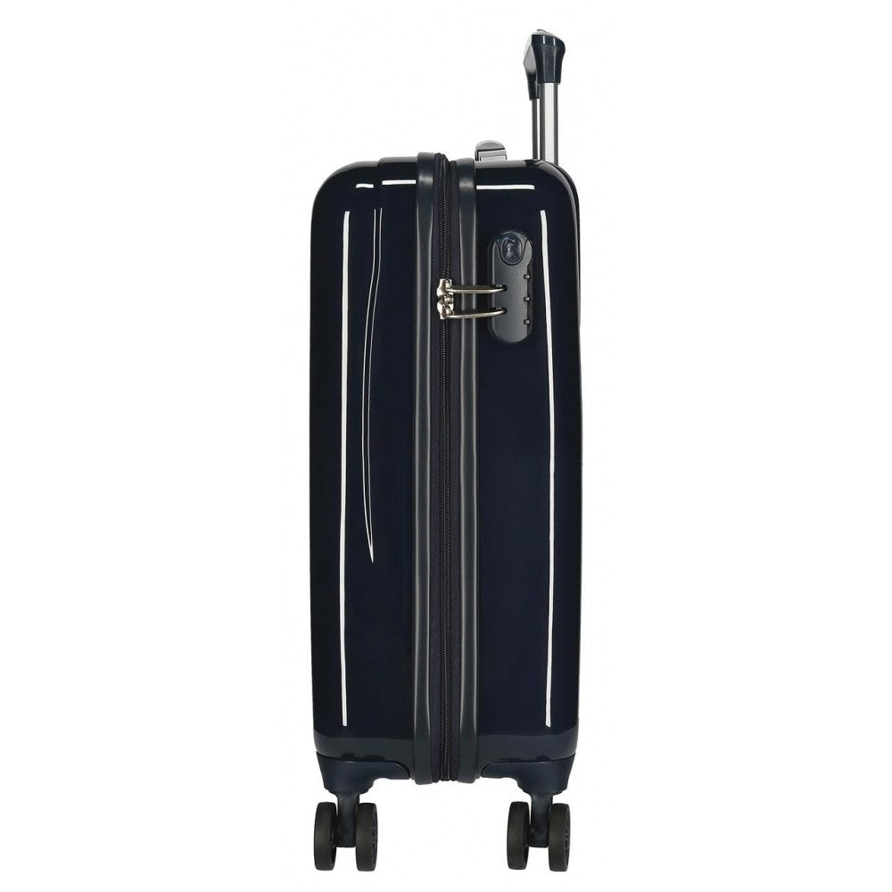 Cabin suitcase Rigid Stitch Face Down 55 cm marine