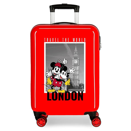 Cabinekoffer Stijve Mickey en Minnie London 55 cm