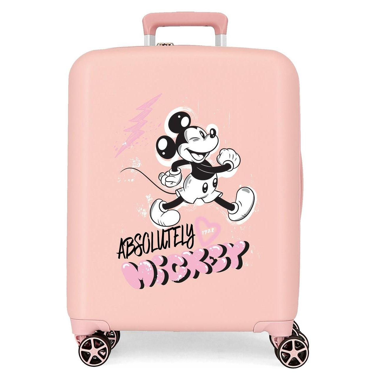 Cabin suitcase rigid Disney Mickey Friendly 55cm Nude