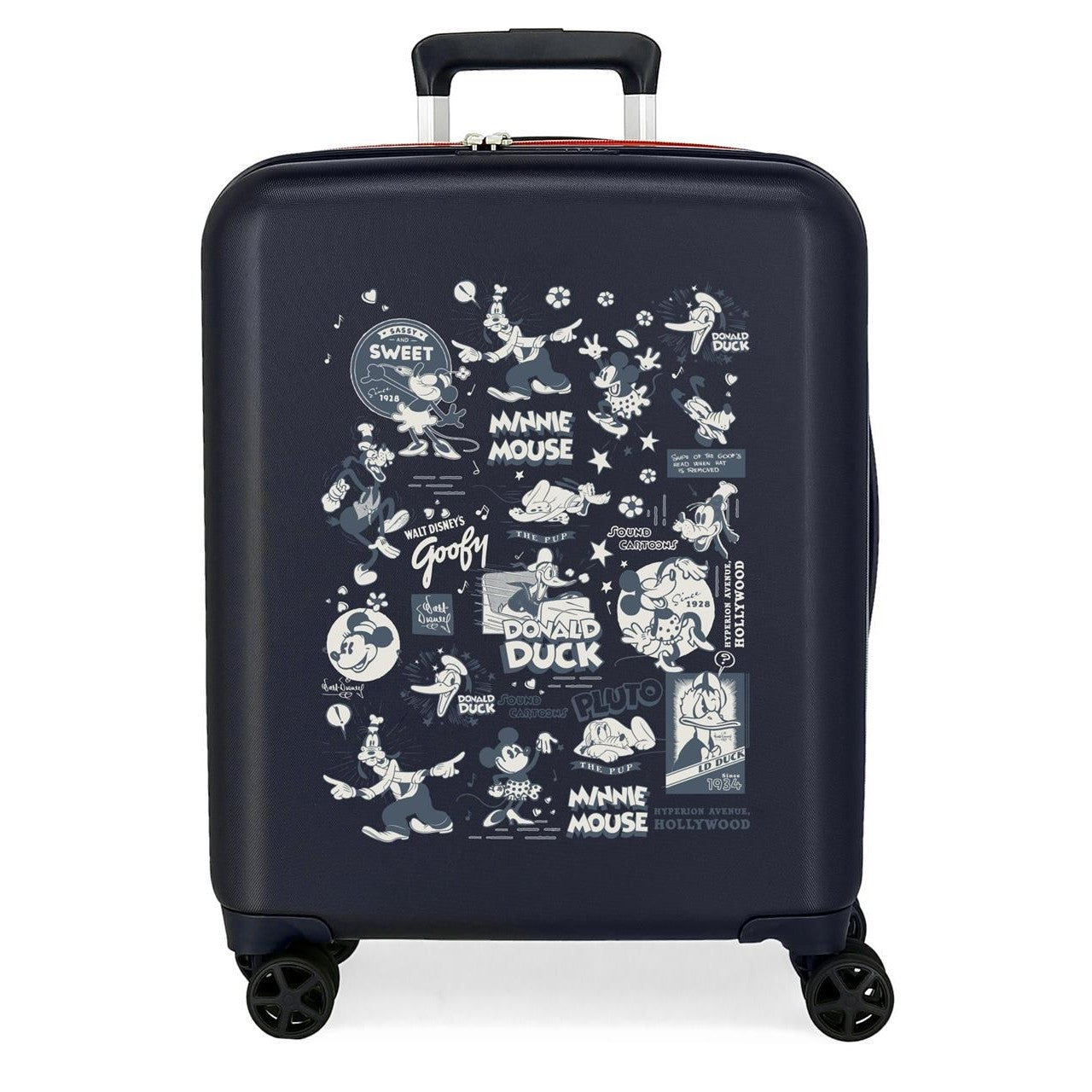 Cabin suitcase rigid Disney 100 Mickey Comic 55cm