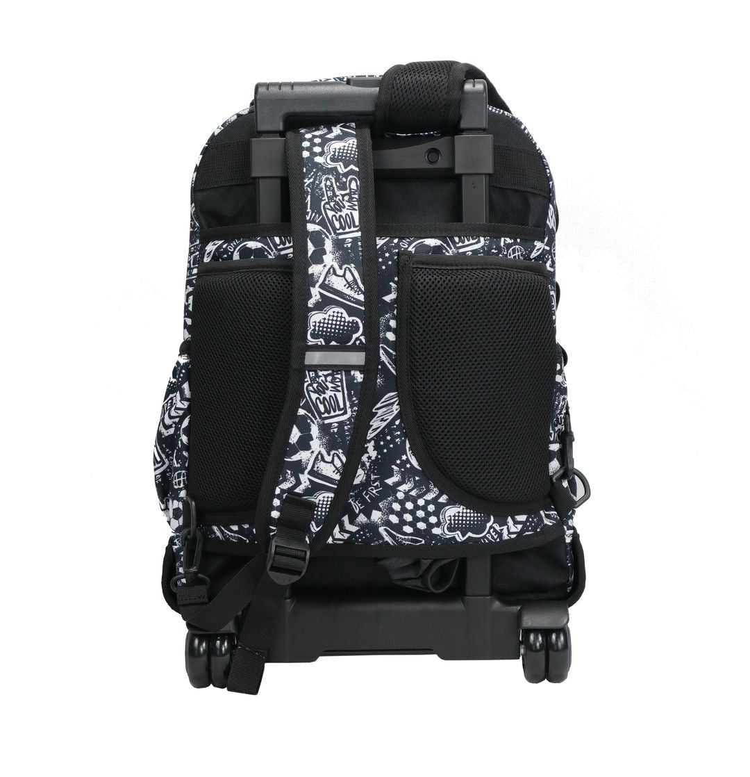 Backpack Coolpack com rodas da bola de rua