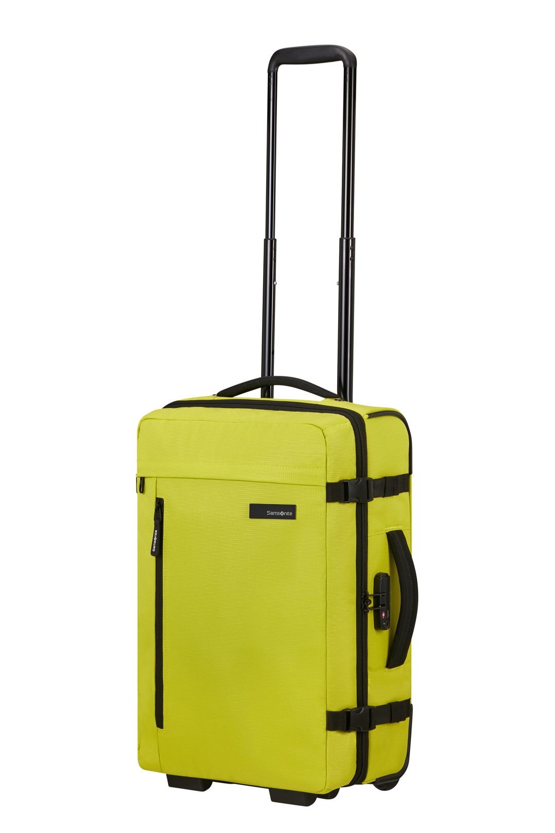 Régler le roader Valise cabine 55 cm et sac à dos portable M - 15,6 "- citron vert