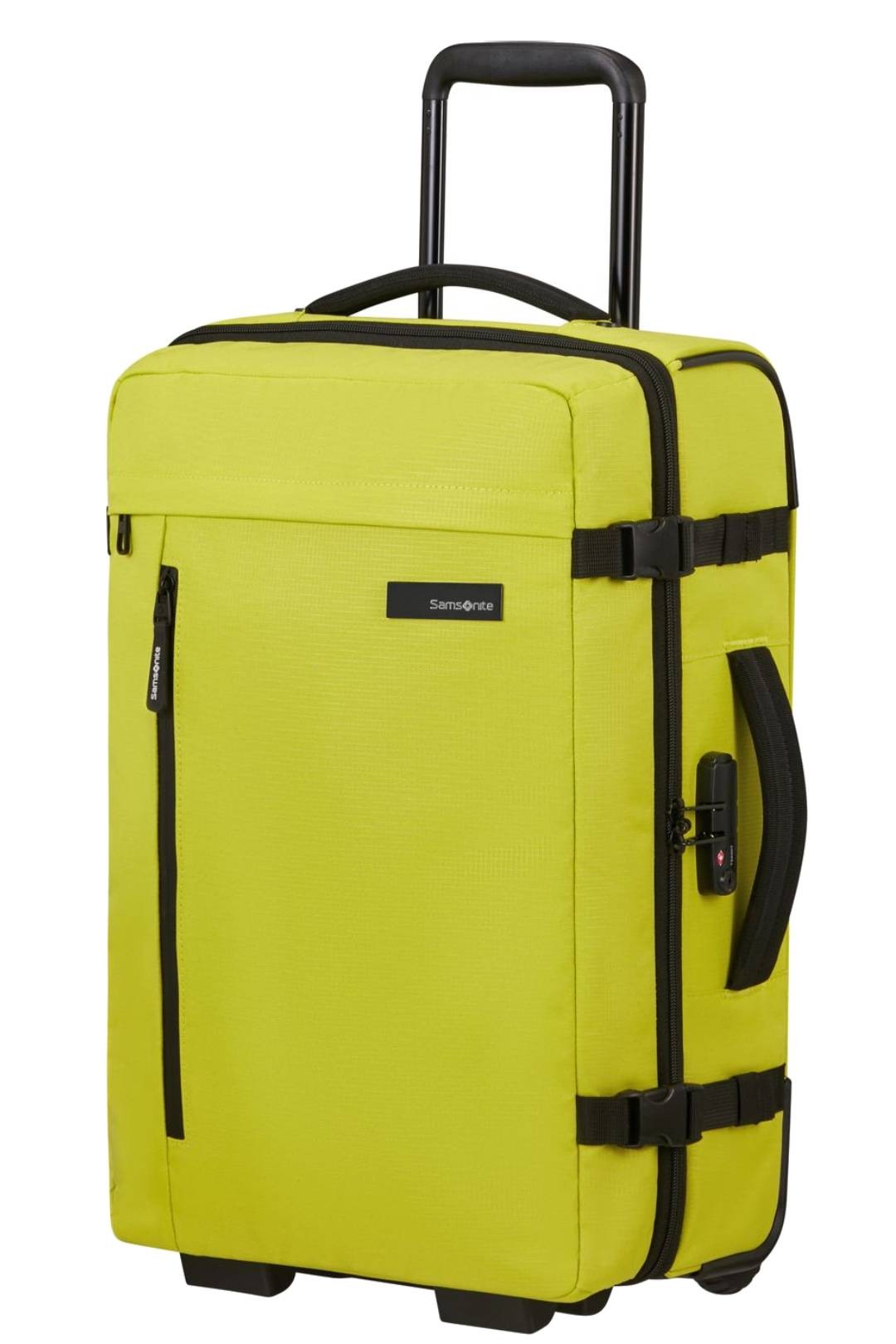 Régler le roader Valise cabine 55 cm et sac à dos portable M - 15,6 "- citron vert