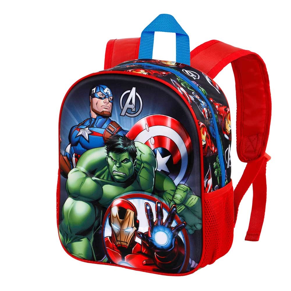 Small Press Backpack 3D Multicolor The Avengers Superhero