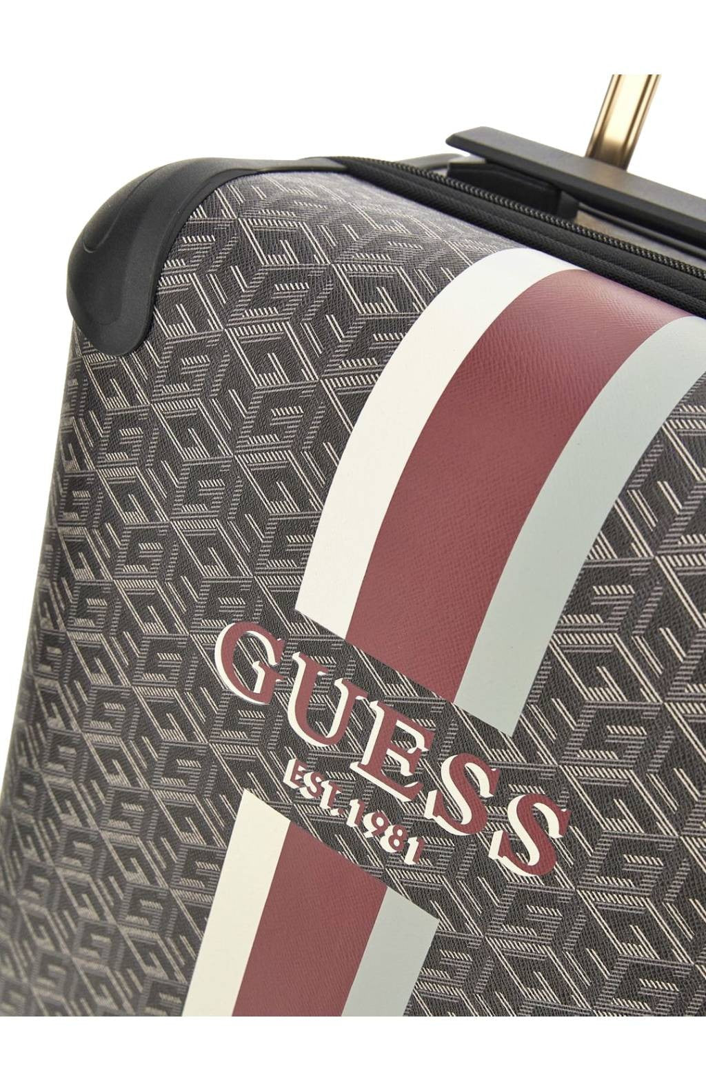 GUESS Black-Beige Wilder 46cm Maleta