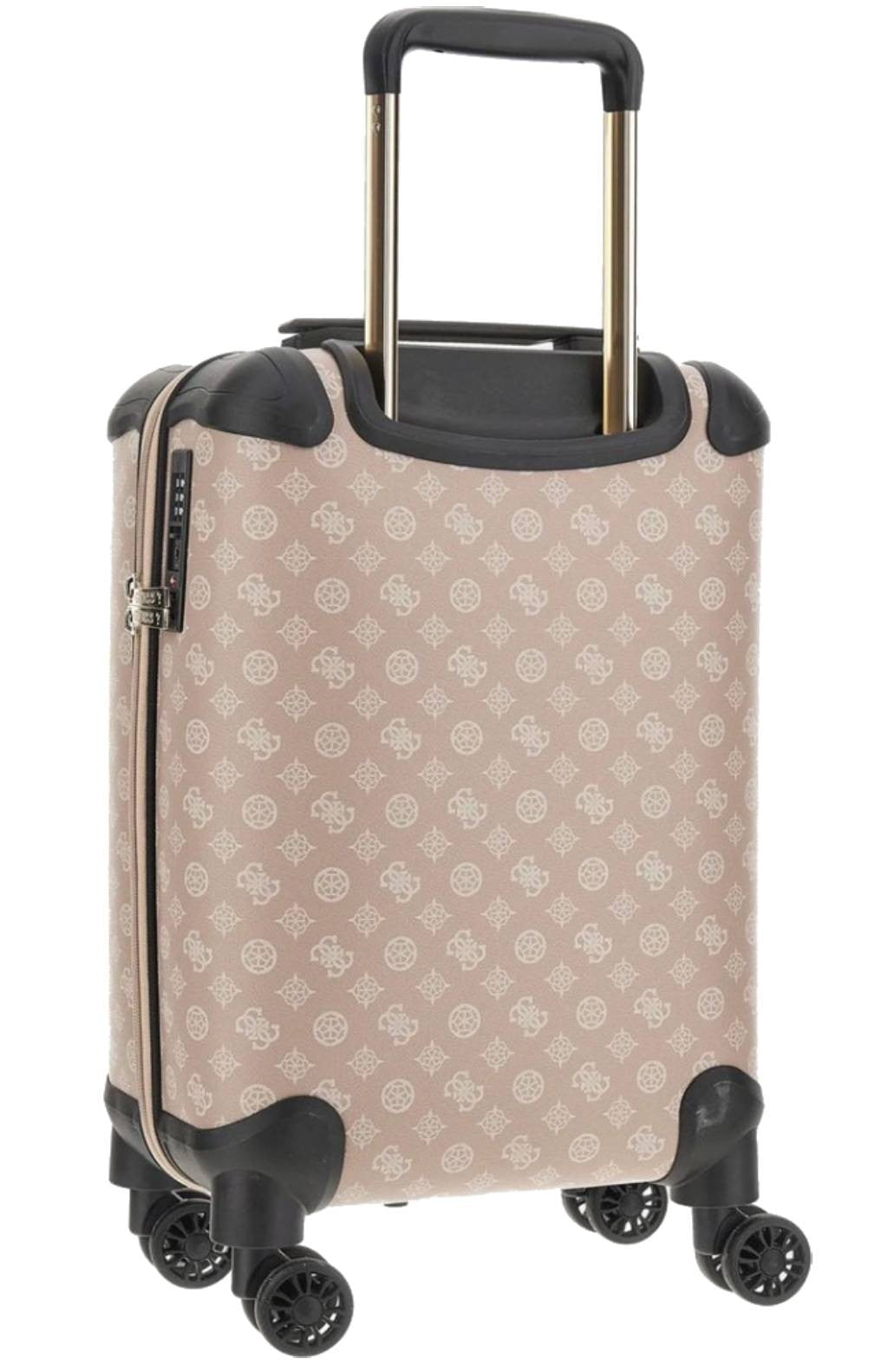 GUESS Wilder Cabin Trolley met 4G Logo en Peony Brown 1