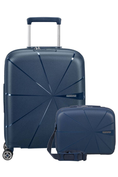 AMERICAN TOURISTER SATZ Kabinenkoffer + Starvibe -Tasche