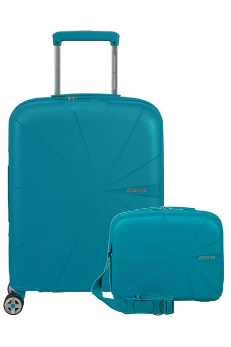 AMERICAN TOURISTER SATZ Kabinenkoffer + Starvibe -Tasche