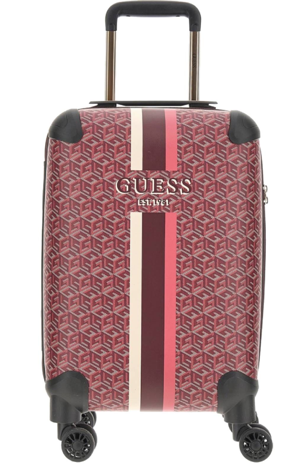 GUESS Black-Beige Wilder 46cm Maleta