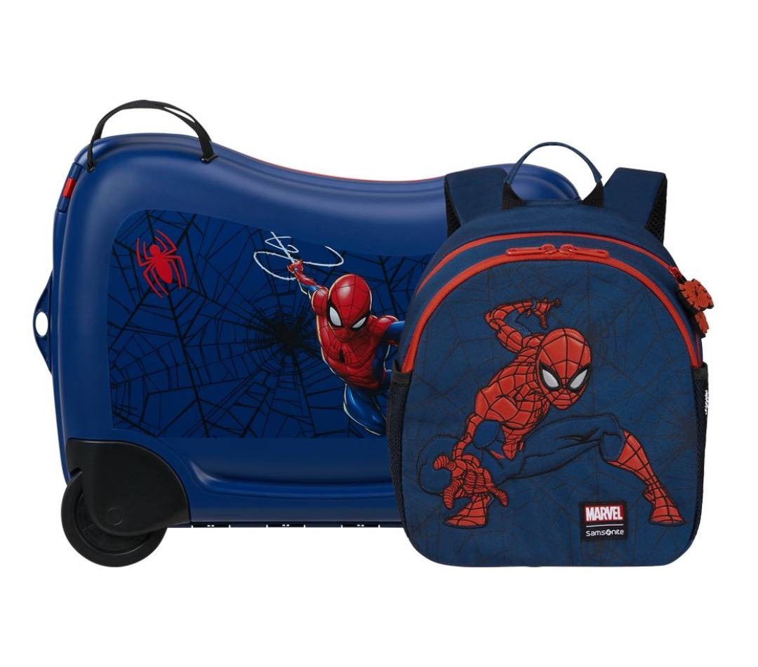 SAMSONITE Walizka dla dzieci i plecak S - Spiderman Web