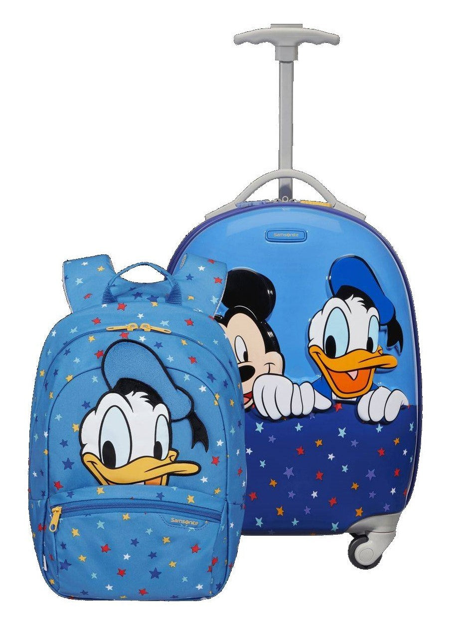 SAMSONITE Children's Trolley Set en Backpack S+ Donald Stars DISNEY Ultieme 2.0